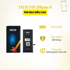 Thay pin Dejji siêu cao iPhone 8