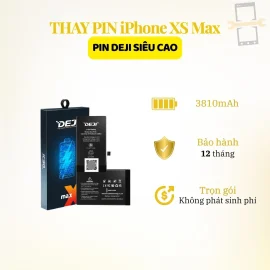 Thay pin Deji siêu cao iPhone Xs Max