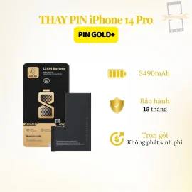 | Tháng 6 2026 Thay pin Gold iPhone 14 Pro