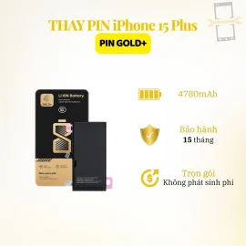 | Tháng 6 2026 Thay pin Gold iPhone 15 Plus