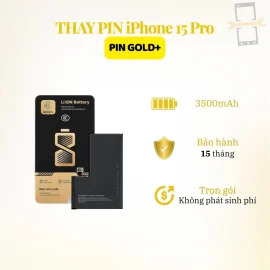 | Tháng 6 2026 Thay pin Gold iPhone 15 Pro