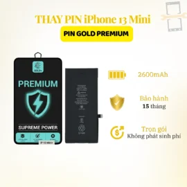 Thay pin Gold Premium iPhone 13 Mini