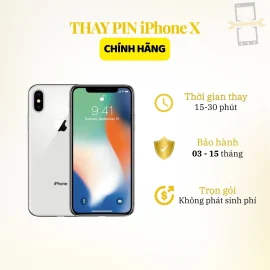 Thay pin iPhone X