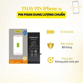 Thay pin Pisen dung lượng chuẩn iPhone 11