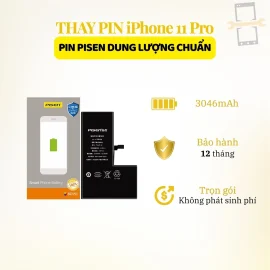 Thay pin Pisen dung lượng chuẩn iPhone 11 Pro