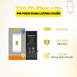 | Tháng 6 2026 Thay pin Pisen dung lượng chuẩn iPhone 12 Pro