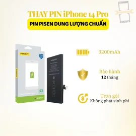 | Tháng 6 2026 Thay pin Pisen dung lượng chuẩn iPhone 14 Pro