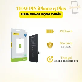 | Tháng 6 2026 Thay pin Pisen dung lượng chuẩn iPhone 15 Plus