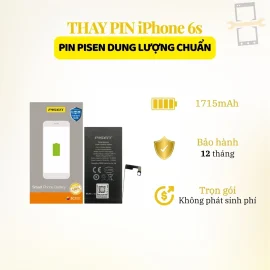 Thay pin Pisen dung lượng chuẩn iPhone 6s