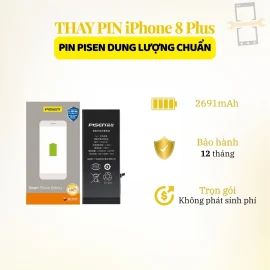 Thay pin Pisen dung lượng chuẩn iPhone 8 Plus