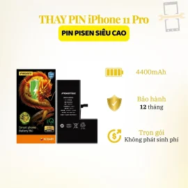 Thay pin Pisen siêu cao iPhone 11 Pro