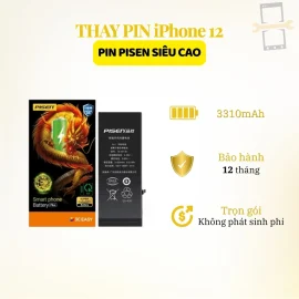 Thay pin Pisen siêu cao iPhone 12