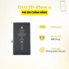 | Tháng 6 2026 Thay pin Zin iPhone 13