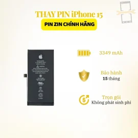 Thay pin Zin iPhone 15