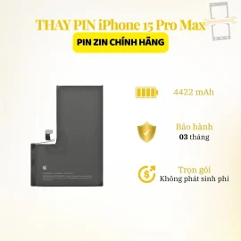 Thay pin Zin iPhone 15 Pro Max