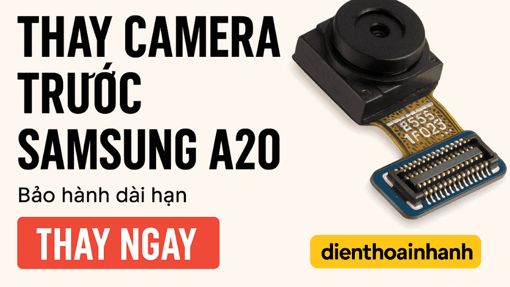 Thay Camera Trước Samsung A20 Sửa Lấy Ngay, Giá Hợp Lý