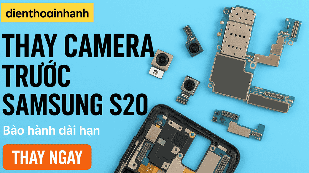 Ưu điểm dịch vụ thay camera trước Samsung S20 tại Điện Thoại Nhanh