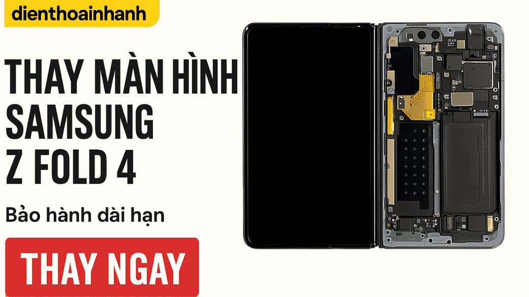 Vì sao nên thay màn hình Samsung Z Fold 4 tại Điện Thoại Nhanh?