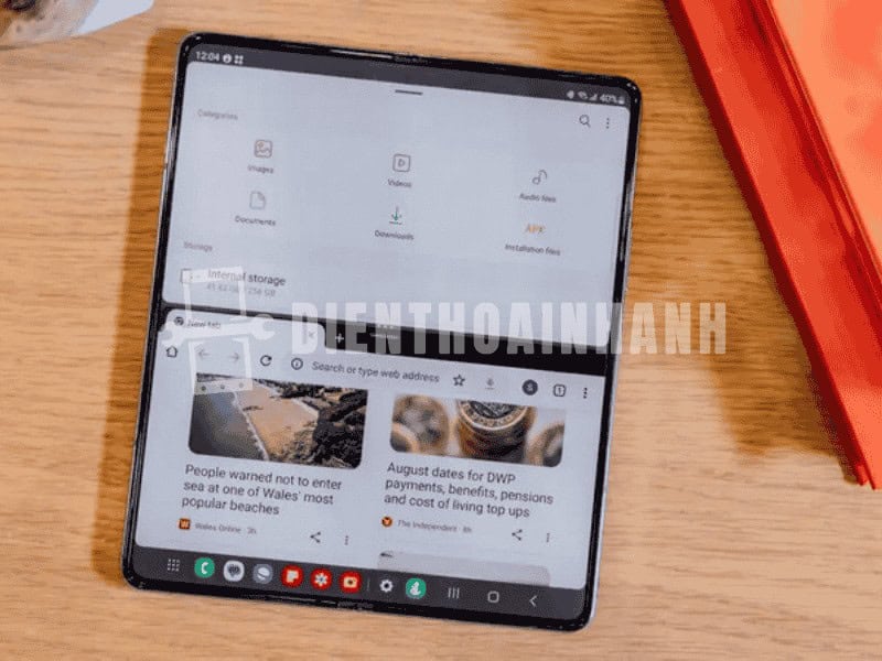 | Tháng 1 2026 Đôi nét về màn hình Samsung Galaxy Z Fold 5