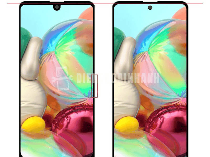 Chia sẽ một chút về màn hình Samsung A71