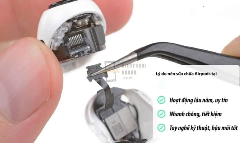 Có Nên Tự Sửa Nguồn AirPods 1 Tại Nhà?