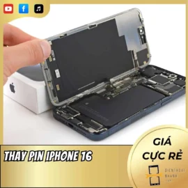 Thay Pin iPhone 16 Chính Hãng Uy Tín TPHCM Lấy Liền