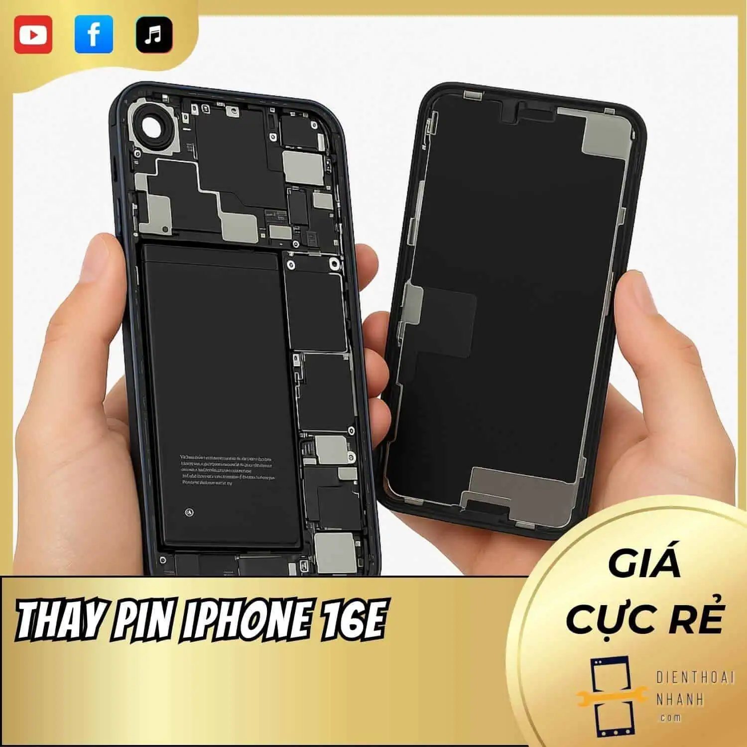 | Tháng 1 2026 Thay Pin iPhone 16e