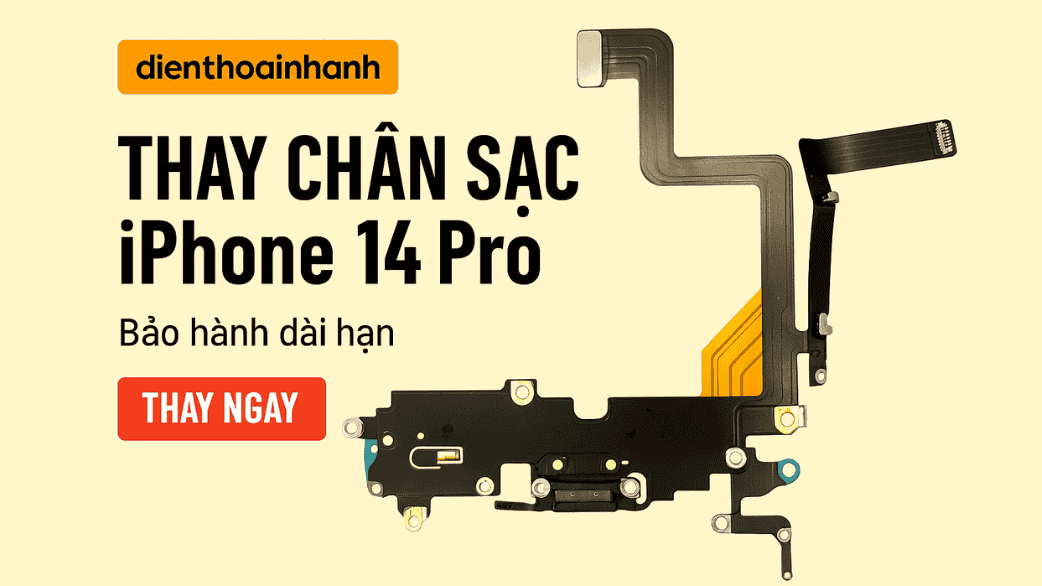 Nguyên Nhân Khiến Chân Sạc iPhone 14 Pro Bị Hư
