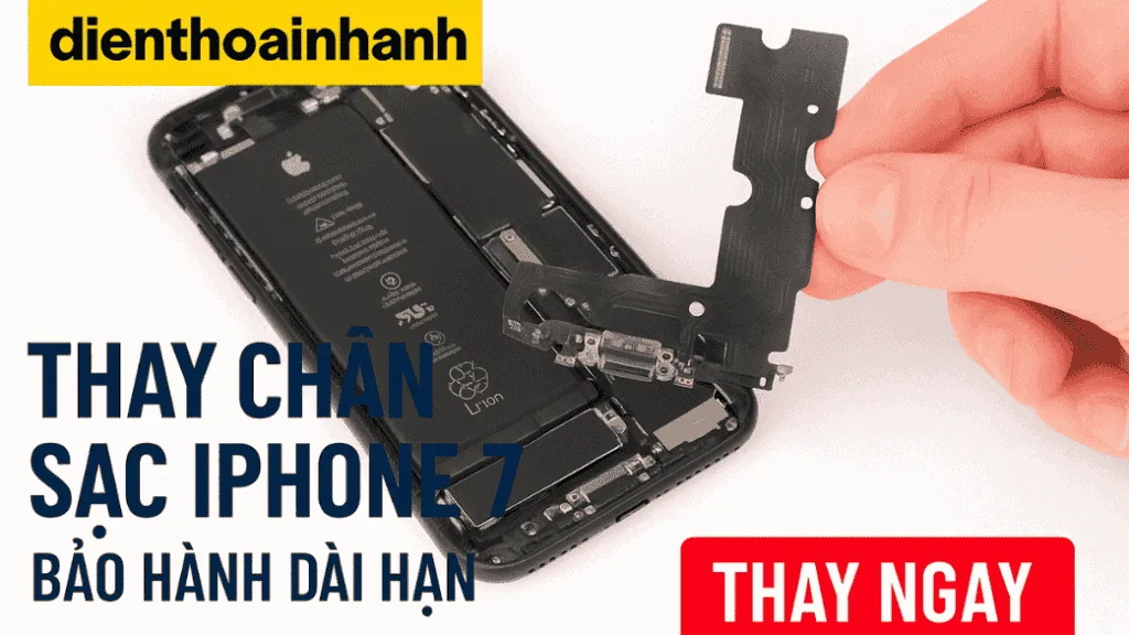 Thay Chân Sạc iPhone 7 Giá Bao Nhiêu?