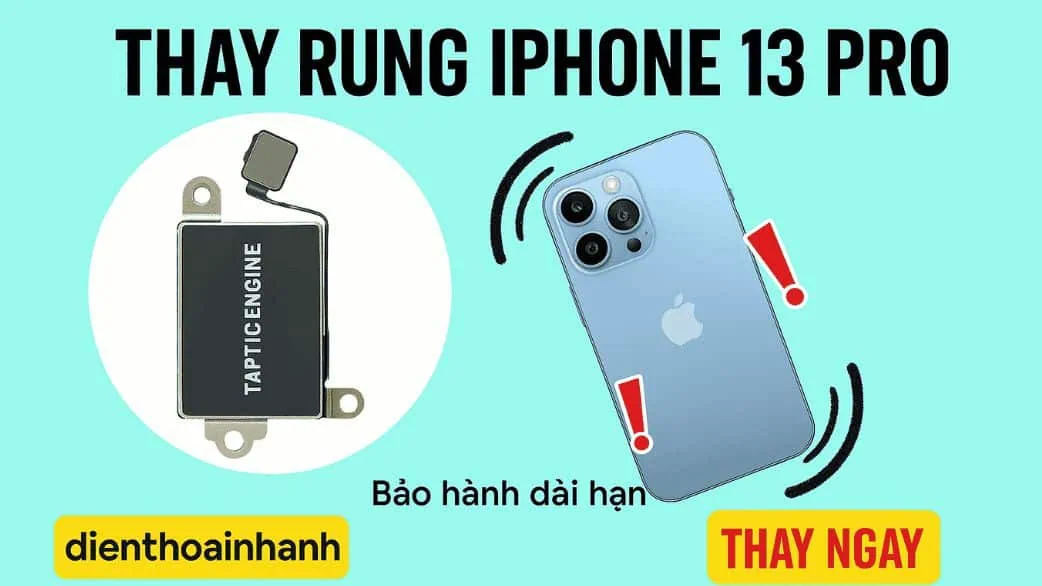 Thay Rung iPhone 13 Pro - Chính Hãng Tại Điện Thoại Nhanh