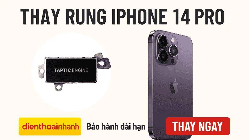 Thay Rung iPhone 14 Pro