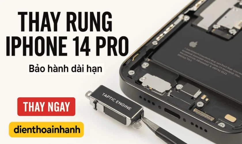 Địa chỉ thay rung iPhone 14 Pro uy tín tại TP.HCM