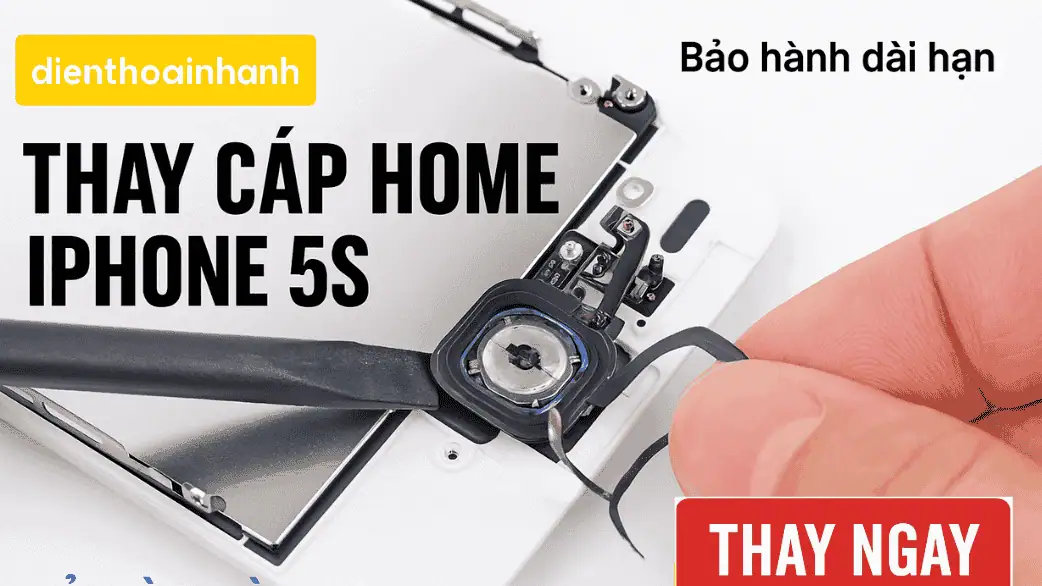 Thay Cáp Home iPhone 5S Chính Hãng, Nhanh Chóng, Uy Tín