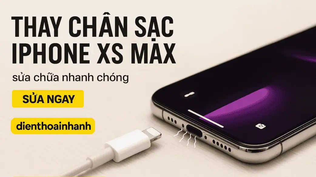 Kết luận thay chân sạc iPhone Xs Max