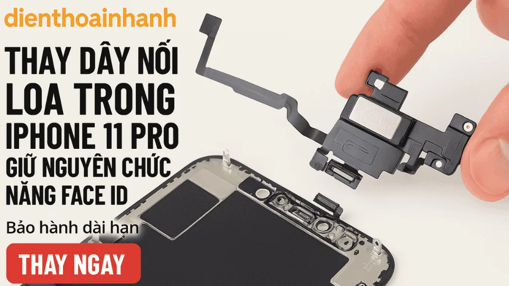 | Tháng 12 2025 Thay Dây Nối Loa Trong iPhone 11 Pro - Giữ Nguyên Face ID