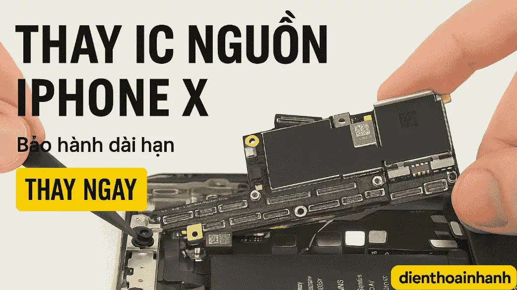 Thay Ic Nguồn Iphone X Chính Hãng, An Toàn, Lấy Ngay Tại Điện Thoại Nhanh