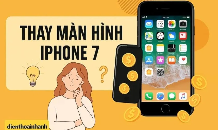 Giá Thay Màn Hình iPhone 7 Chính Hãng Uy Tín