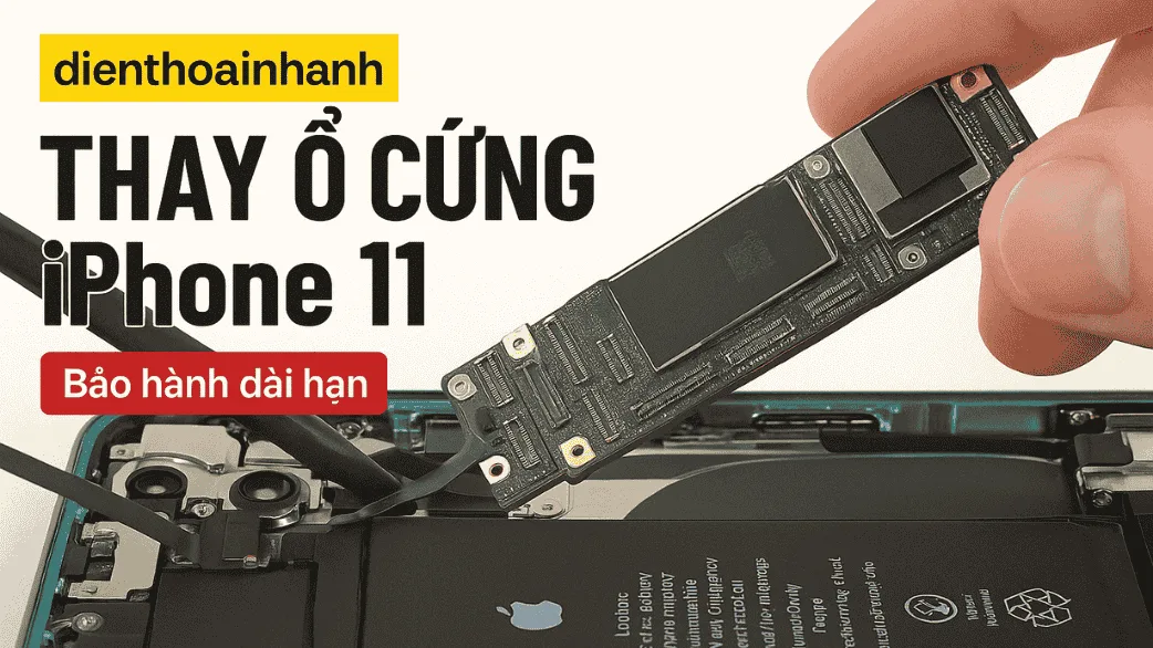 Thay Ổ Cứng iPhone 11 Chính Hãng Tại Điện Thoại Nhanh