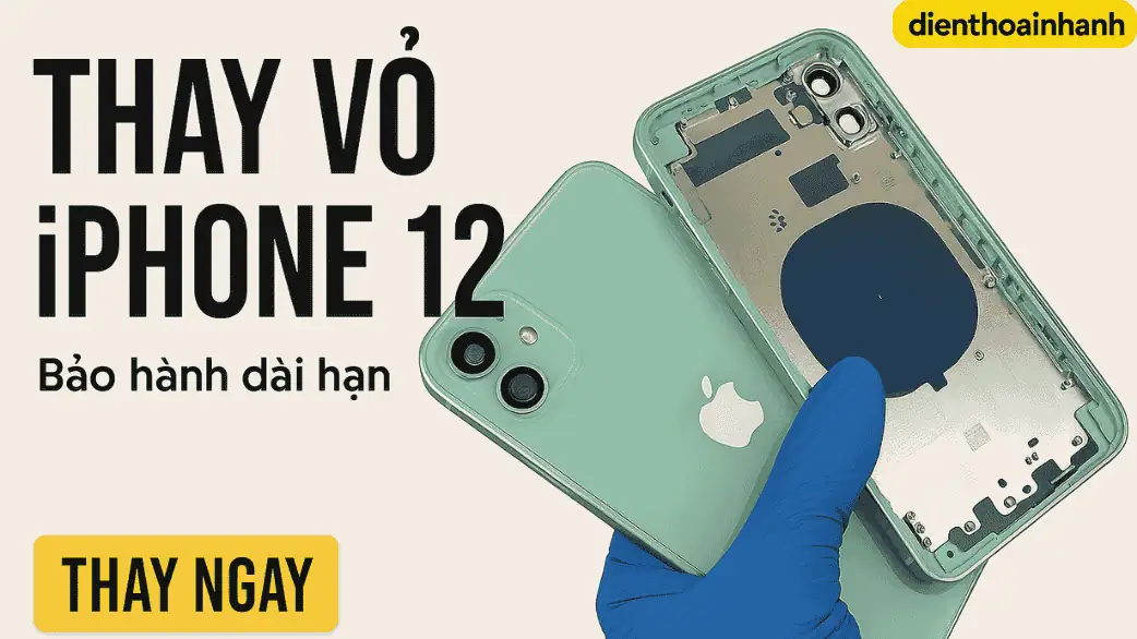 Thay Vỏ iPhone 12 Chính Hãng - Bền Đẹp, Giá Ưu Đãi