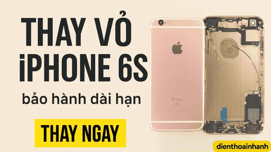 Thay Vỏ iPhone 6S Chính Hãng - Giá Rẻ, Lấy Ngay!