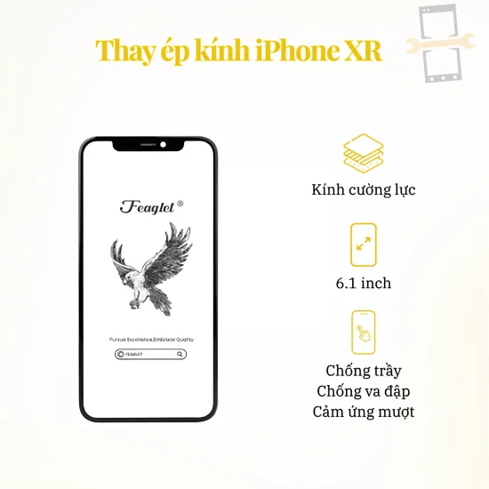 Ép kính Feaglet iPhone XR