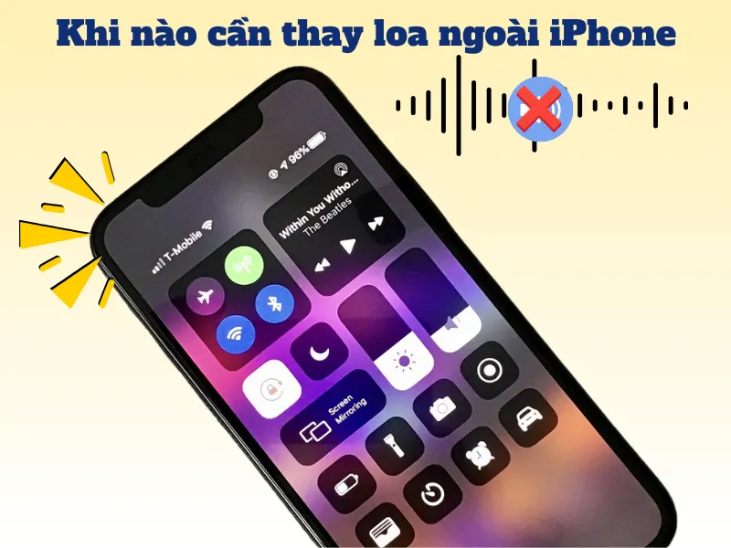 Khi nào cần thay loa ngoài iPhone XS Max