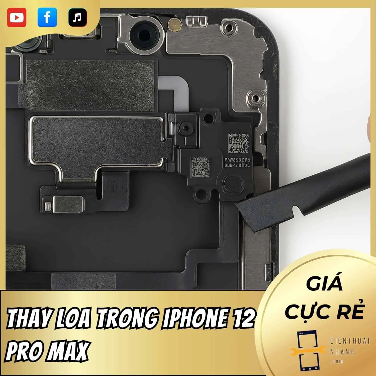 | Tháng 12 2025 Thay Loa Trong iPhone 12 Pro Max