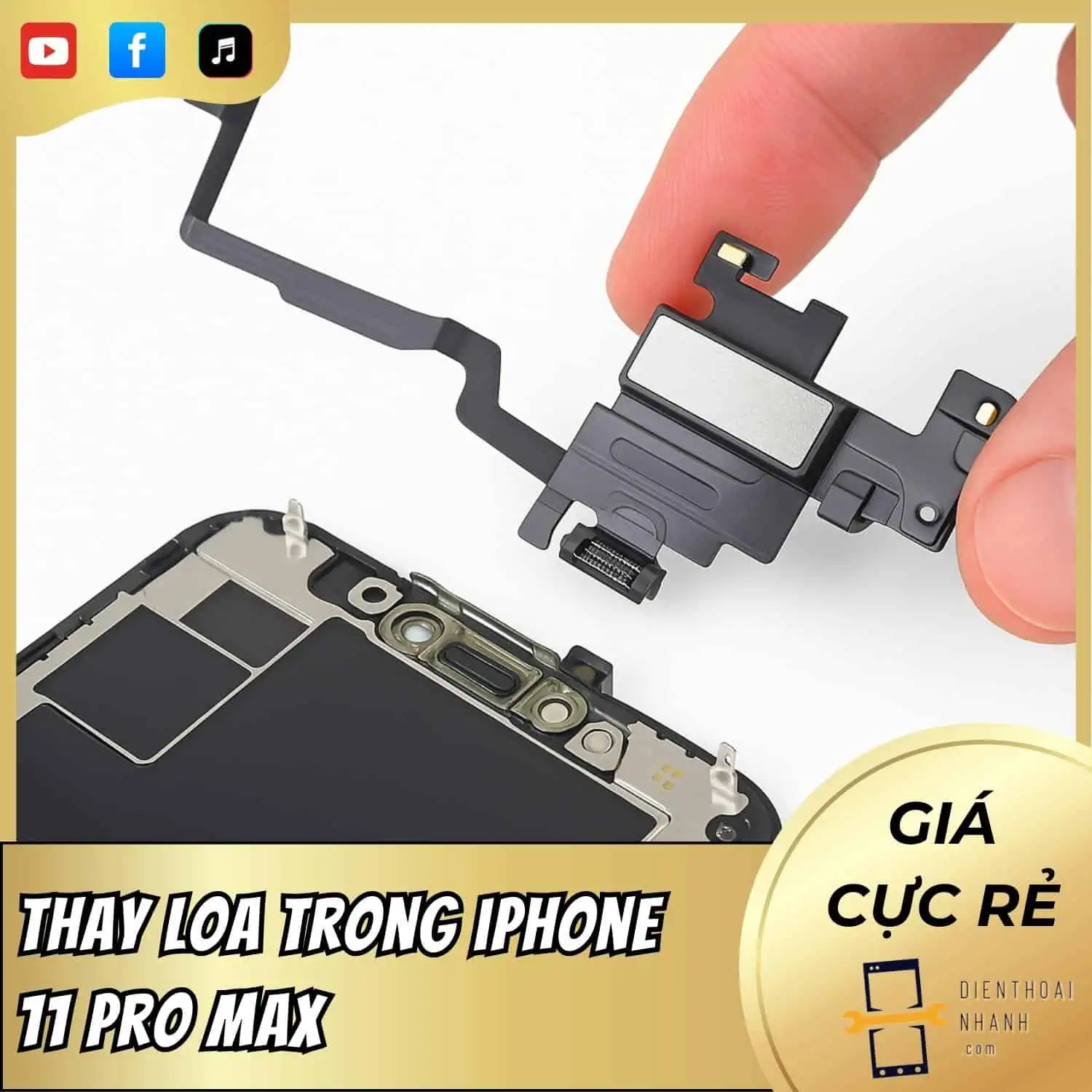 | Tháng 12 2025 Thay Loa Trong iPhone 11 Pro Max