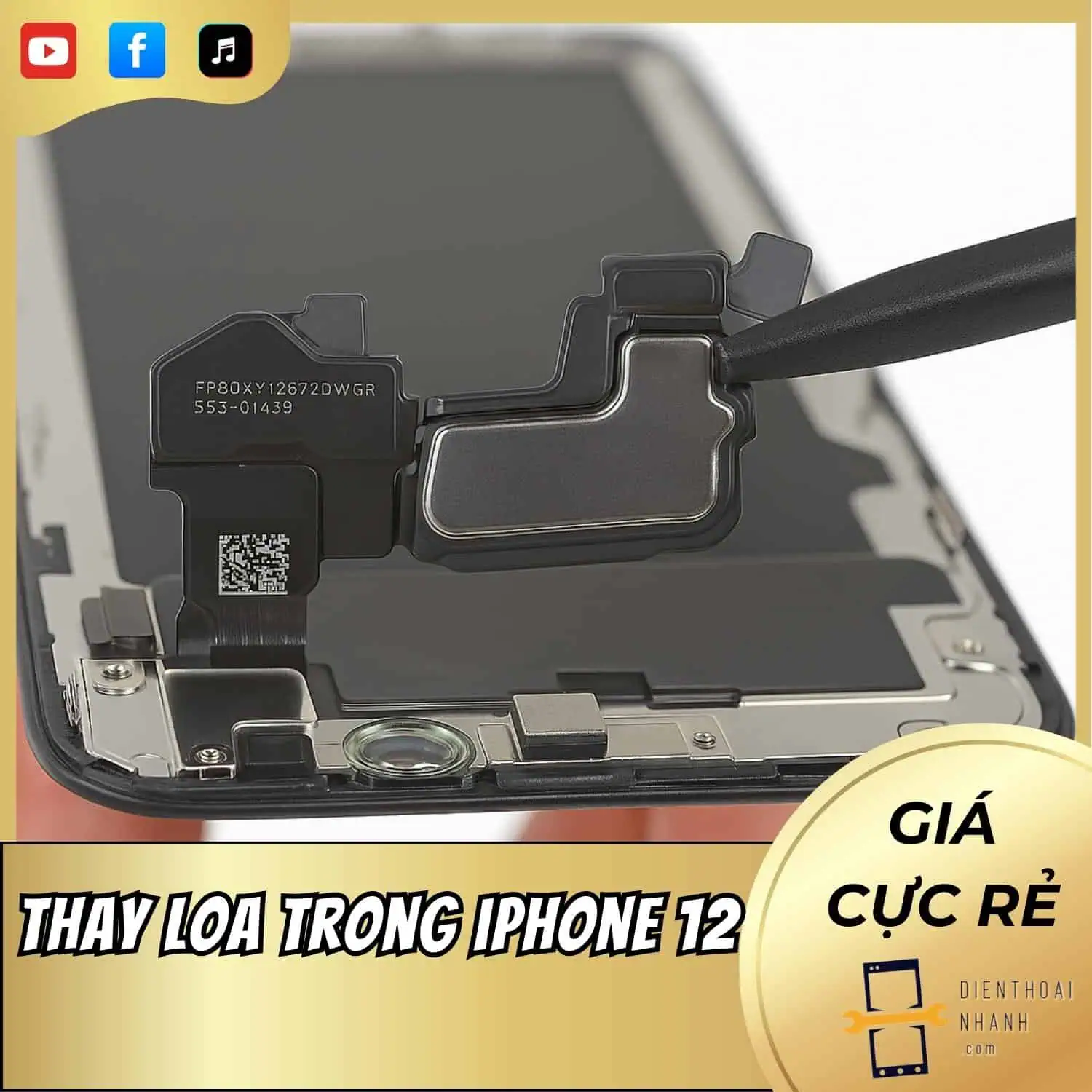 | Tháng 12 2025 Thay Loa Trong iPhone 12