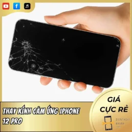 Thay Kính Cảm Ứng iPhone 12 Pro Chính Hãng, Lấy Liền