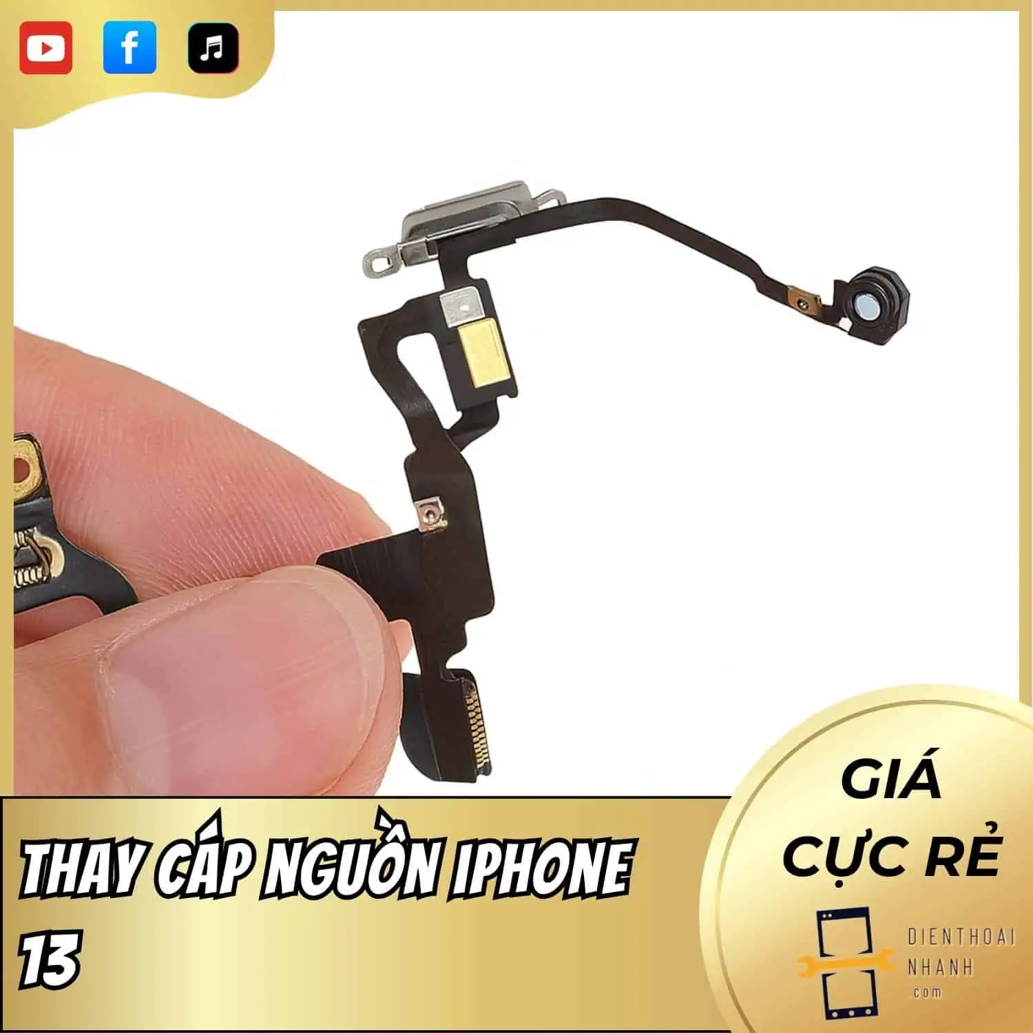 | Tháng mười một 2025 Thay Cáp Nguồn iPhone 13