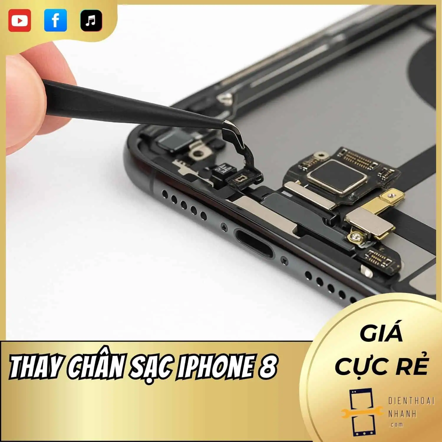 | Tháng mười một 2025 Thay Chân Sạc iPhone 8