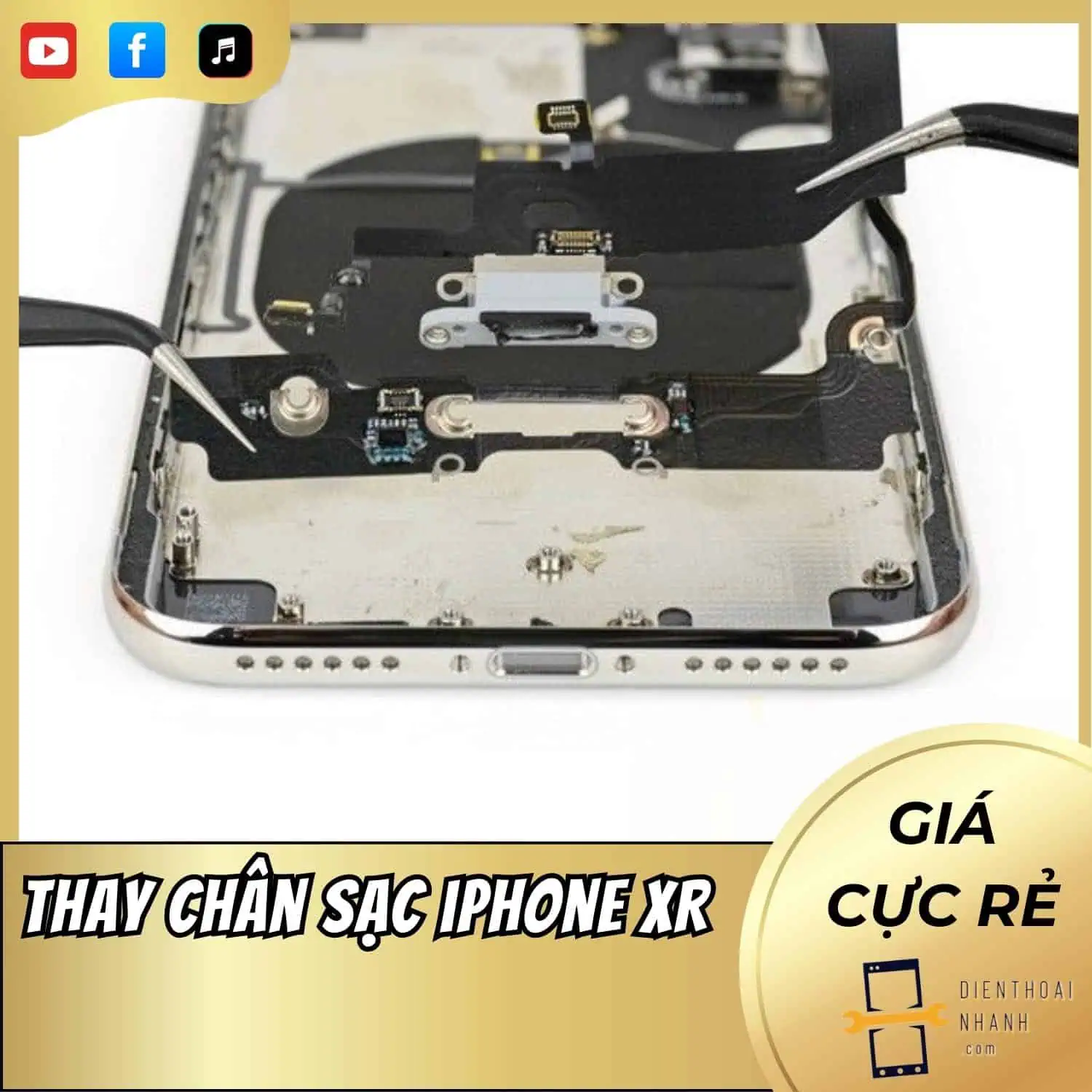 | Tháng mười một 2025 Thay Chân Sạc iPhone XR