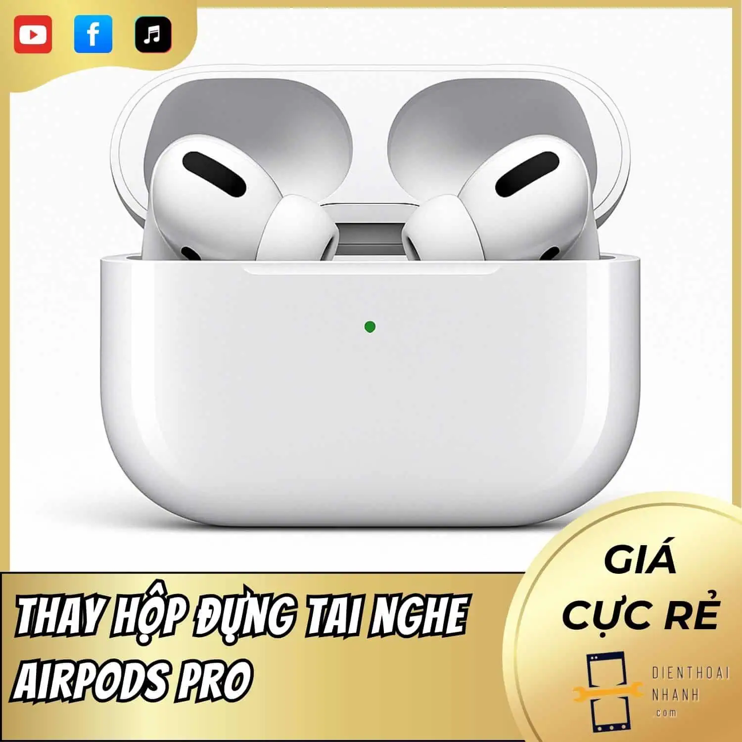 | Tháng 1 2026 Thay Hộp Đựng Tai Nghe AirPods Pro Chính Hãng – Zin Chuẩn